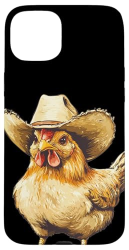Happy Chicken im Cowboy Look für Mann und Frau Hülle für iPhone 15 Plus Happy Chicken im Cowboy Look für Mann und Frau Hülle für iPhone 15 Plus von Cowboy Chicken