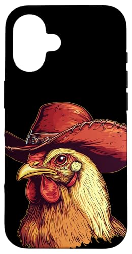 Hübsches Cowboy-Kostüm für Bauernhoftiere und Hühnerfreunde Hülle für iPhone 16 Hübsches Cowboy-Kostüm für Bauernhoftiere und Hühnerfreunde Hülle für iPhone 16 von Cowboy Chicken
