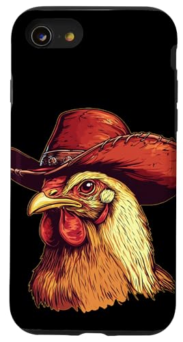 Hübsches Cowboy-Kostüm für Bauernhoftiere und Hühnerfreunde Hülle für iPhone SE (2020) / 7 / 8 von Cowboy Chicken