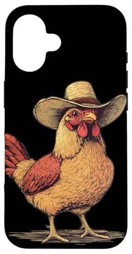 Lustiges Bauernhofhut Kostüm für Hühner- und Rodeo-Liebhaber Hülle für iPhone 16 Lustiges Bauernhofhut Kostüm für Hühner- und Rodeo-Liebhaber Hülle für iPhone 16 von Cowboy Chicken