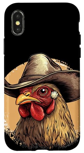 Schönes Huhn mit Cowboyhut für Erwachsene und Kinder Hülle für iPhone X/XS Schönes Huhn mit Cowboyhut für Erwachsene und Kinder Hülle für iPhone X/XS von Cowboy Chicken