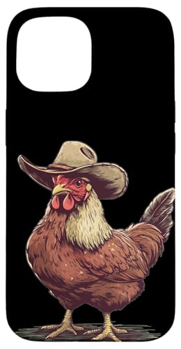 Schönes Huhn mit Hut für Rodeo- und Ranch-Liebhaber Hülle für iPhone 15 Schönes Huhn mit Hut für Rodeo- und Ranch-Liebhaber Hülle für iPhone 15 von Cowboy Chicken
