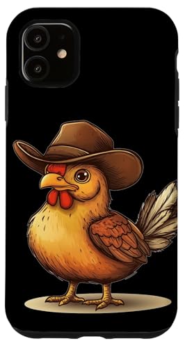 Süßes Cowboyhut Huhn Kostüm für Rodeo und Bauernhofliebhaber Hülle für iPhone 11 Süßes Cowboyhut Huhn Kostüm für Rodeo und Bauernhofliebhaber Hülle für iPhone 11 von Cowboy Chicken