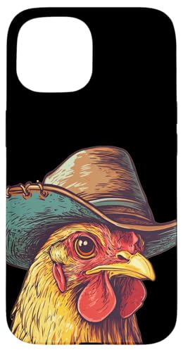 Tolles Rodeo Huhn Kostüm für Jungen und Mädchen Hülle für iPhone 15 Tolles Rodeo Huhn Kostüm für Jungen und Mädchen Hülle für iPhone 15 von Cowboy Chicken