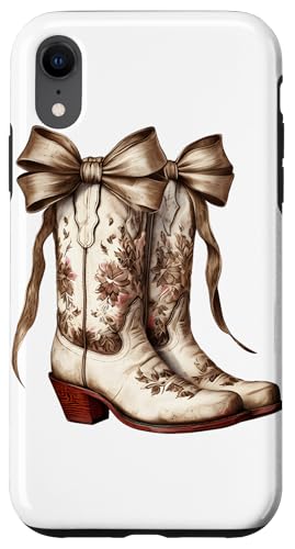 Coastal Cowgirl Coquette Cowboystiefel Girly Western Damen Hülle für iPhone XR von Cowgirl Tees Texas