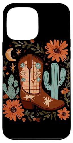Cowboystiefel Boho Floral Kaktus Texas Mond Cowgirl Weestern Hülle für iPhone 13 Pro Max Cowboystiefel Boho Floral Kaktus Texas Mond Cowgirl Weestern Hülle für iPhone 13 Pro Max von Cowgirl Tees Texas