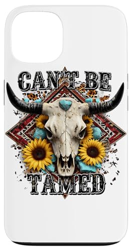 Cowgirl Sonnenblume Kuh Stier Hörner Southwestern Tamed Hülle für iPhone 13 Cowgirl Sonnenblume Kuh Stier Hörner Southwestern Tamed Hülle für iPhone 13 von Cowgirl Tees Texas