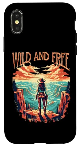 Cowgirl Sunset Canyon Wandern Trail Parks Western South Women Hülle für iPhone X/XS Cowgirl Sunset Canyon Wandern Trail Parks Western South Women Hülle für iPhone X/XS von Cowgirl Tees Texas