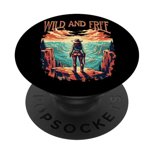 Cowgirl Sunset Canyon Wandern Trail Parks Western South Women PopSockets Klebender PopGrip Cowgirl Sunset Canyon Wandern Trail Parks Western South Women PopSockets Klebender PopGrip von Cowgirl Tees Texas
