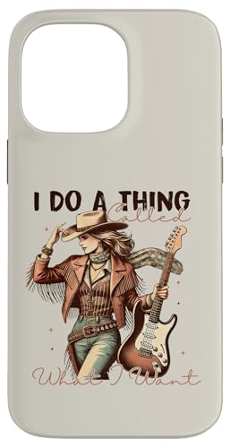 Do What I Want Cowgirl Retro Westerngitarre Rodeo Girl Women Hülle für iPhone 14 Pro Max Do What I Want Cowgirl Retro Westerngitarre Rodeo Girl Women Hülle für iPhone 14 Pro Max von Cowgirl Tees Texas