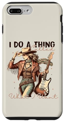 Do What I Want Cowgirl Retro Westerngitarre Rodeo Girl Women Hülle für iPhone 7 Plus/8 Plus Do What I Want Cowgirl Retro Westerngitarre Rodeo Girl Women Hülle für iPhone 7 Plus/8 Plus von Cowgirl Tees Texas