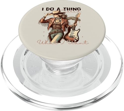 Do What I Want Cowgirl Retro Westerngitarre Rodeo Girl Women PopSockets PopGrip für MagSafe Do What I Want Cowgirl Retro Westerngitarre Rodeo Girl Women PopSockets PopGrip für MagSafe von Cowgirl Tees Texas
