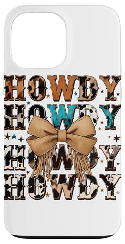 Howdy Coquette Bow Mama Cowgirl Cowboy mit Westernkuhmuster Hülle für iPhone 13 Pro Max Howdy Coquette Bow Mama Cowgirl Cowboy mit Westernkuhmuster Hülle für iPhone 13 Pro Max von Cowgirl Tees Texas