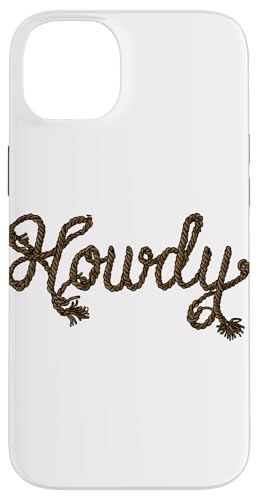 Howdy Rope Graphic Western Cowboy Vintage Cowgirl Pferd Hülle für iPhone 14 Plus von Cowgirl Tees Texas
