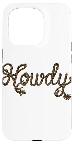Howdy Rope Graphic Western Cowboy Vintage Cowgirl Pferd Hülle für iPhone 15 Pro Howdy Rope Graphic Western Cowboy Vintage Cowgirl Pferd Hülle für iPhone 15 Pro von Cowgirl Tees Texas