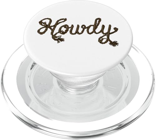 Howdy Rope Graphic Western Cowboy Vintage Cowgirl Pferd PopSockets PopGrip für MagSafe Howdy Rope Graphic Western Cowboy Vintage Cowgirl Pferd PopSockets PopGrip für MagSafe von Cowgirl Tees Texas