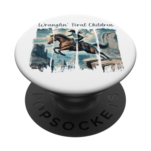 Retro Western Cowgirl Mama Wranglin Feral Kinder Pferd Mama PopSockets Klebender PopGrip Retro Western Cowgirl Mama Wranglin Feral Kinder Pferd Mama PopSockets Klebender PopGrip von Cowgirl Tees Texas