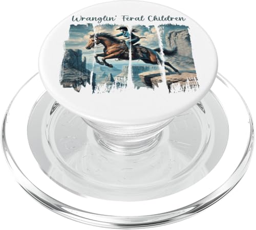 Retro Western Cowgirl Mama Wranglin Feral Kinder Pferd Mama PopSockets PopGrip für MagSafe Retro Western Cowgirl Mama Wranglin Feral Kinder Pferd Mama PopSockets PopGrip für MagSafe von Cowgirl Tees Texas