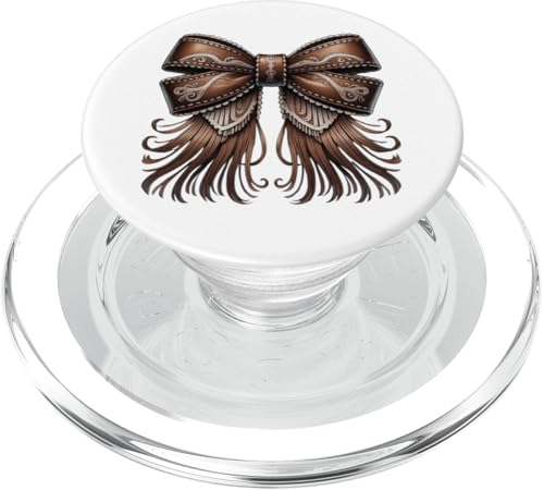 Retro Western Cowgirl Schleife Kokette Südwesten Frauen PopSockets PopGrip für MagSafe Retro Western Cowgirl Schleife Kokette Südwesten Frauen PopSockets PopGrip für MagSafe von Cowgirl Tees Texas