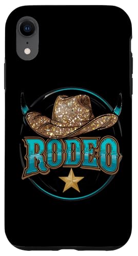 Rodeo Cowboyhut Damen Türkis Blau Stier Hörner Kuh Hülle für iPhone XR Rodeo Cowboyhut Damen Türkis Blau Stier Hörner Kuh Hülle für iPhone XR von Cowgirl Tees Texas