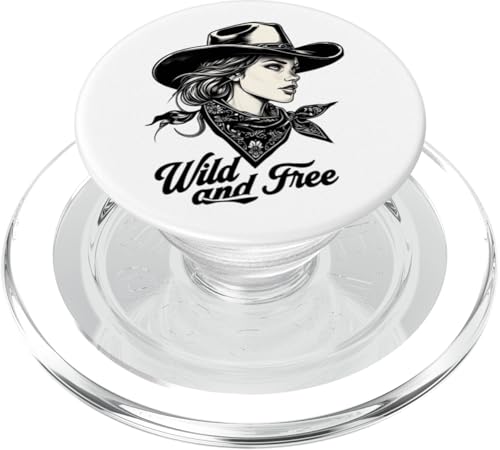 Vintage Cowgirl Grafik Cowboyhut Bandana Texas Western PopSockets PopGrip für MagSafe Vintage Cowgirl Grafik Cowboyhut Bandana Texas Western PopSockets PopGrip für MagSafe von Cowgirl Tees Texas