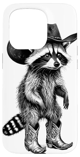 Waschbär Cowboyhut Feral Western Southern Sassy Cowgirl Hülle für iPhone 15 Pro von Cowgirl Tees Texas