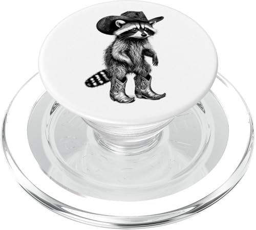 Waschbär Cowboyhut Feral Western Southern Sassy Cowgirl PopSockets PopGrip für MagSafe Waschbär Cowboyhut Feral Western Southern Sassy Cowgirl PopSockets PopGrip für MagSafe von Cowgirl Tees Texas