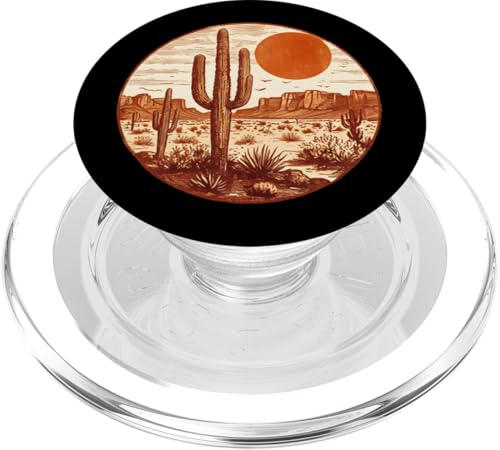 Western Sunset Dessert Kaktus Cowboy Cowgirl Southern Texas PopSockets PopGrip für MagSafe Western Sunset Dessert Kaktus Cowboy Cowgirl Southern Texas PopSockets PopGrip für MagSafe von Cowgirl Tees Texas