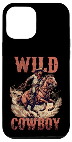Wild Cowboy Pferd Vintage Western Southern Texas Cowboys Hülle für iPhone 12 Pro Max von Cowgirl Tees Texas