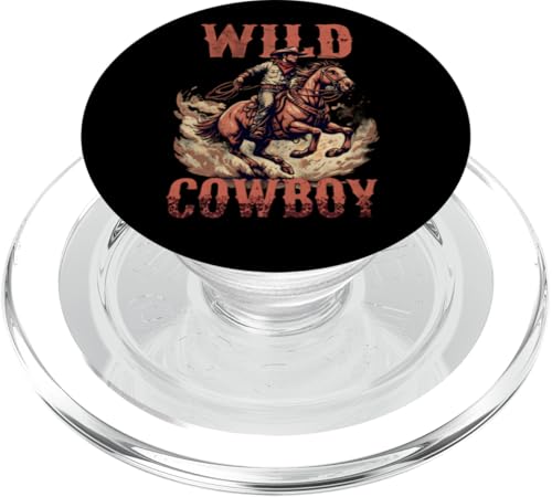 Wild Cowboy Pferd Vintage Western Southern Texas Cowboys PopSockets PopGrip für MagSafe Wild Cowboy Pferd Vintage Western Southern Texas Cowboys PopSockets PopGrip für MagSafe von Cowgirl Tees Texas