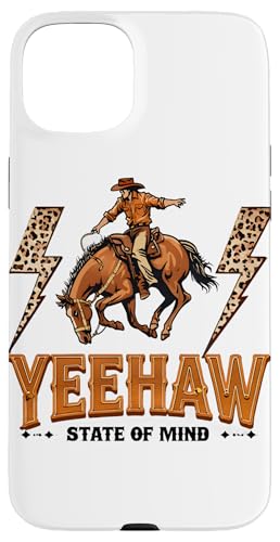 Yeehaw Cowboy Cowgirl Western Damen mit Leoparden-Tierdruck Hülle für iPhone 15 Plus Yeehaw Cowboy Cowgirl Western Damen mit Leoparden-Tierdruck Hülle für iPhone 15 Plus von Cowgirl Tees Texas