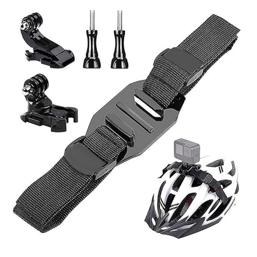 Coyktonty Fahrradhelm-Halterungen für Insta360 Ace Pro/GoPro Hero 12 11 10 9 8 7, belüftetes Helmgurt-Set von Coyktonty