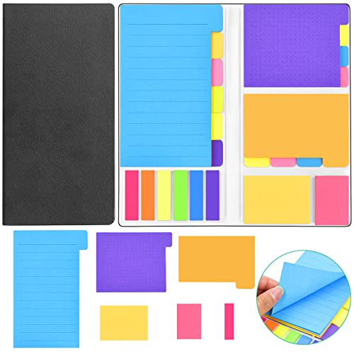 Cozlly 402 Stück Haftnotizen Set, Bunte Klebezettel Klein, Selbstklebende Haftmarker, Selbstklebende Notizzettel, Seiten Marker Lesezeichen, Index Tabs, Bunt Klebemarkierungen für Büro, Schul von Cozlly