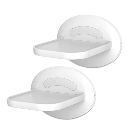 Cozycase Wandhalterung für Google Nest WiFi, Sonos, Google Home, Google Home Mini, Überwachungskamera Halterung Ständer, platzsparende Lösung für Alles bis zu 7 kg- weiß(2-Pack) von Cozycase