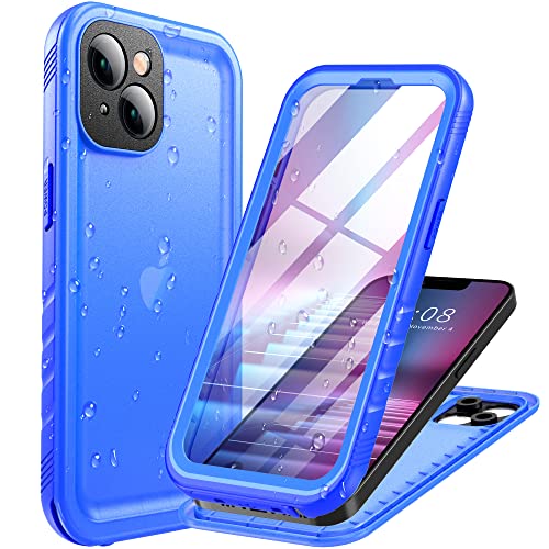 Cozycase für iPhone 12 Mini wasserdichte Hülle - 360 Grad Komplettschutz Outdoor Panzerhülle/Schutzhülle/Bumper【IP68 Waterproof】 Staubdicht Unterwasser Wasserfest Handyhülle mit Kameraschutz - Blau von Cozycase