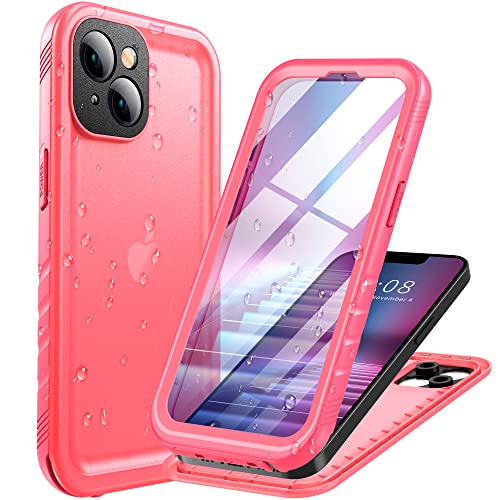 Cozycase für iPhone 12 Mini wasserdichte Hülle - 360 Grad Komplettschutz Outdoor Panzerhülle/Schutzhülle/Bumper【IP68 Waterproof】 Staubdicht Unterwasser Wasserfest Handyhülle mit Kameraschutz-Rosa von Cozycase