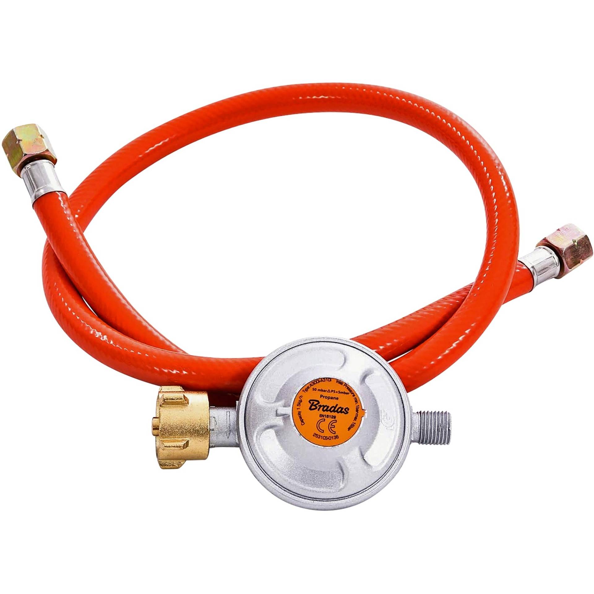 Gasregler-Set für 13" und 17"-Pizzaofen, Druckminderer Gasregler-Set für 13" und 17"-Pizzaofen, Druckminderer von Cozze