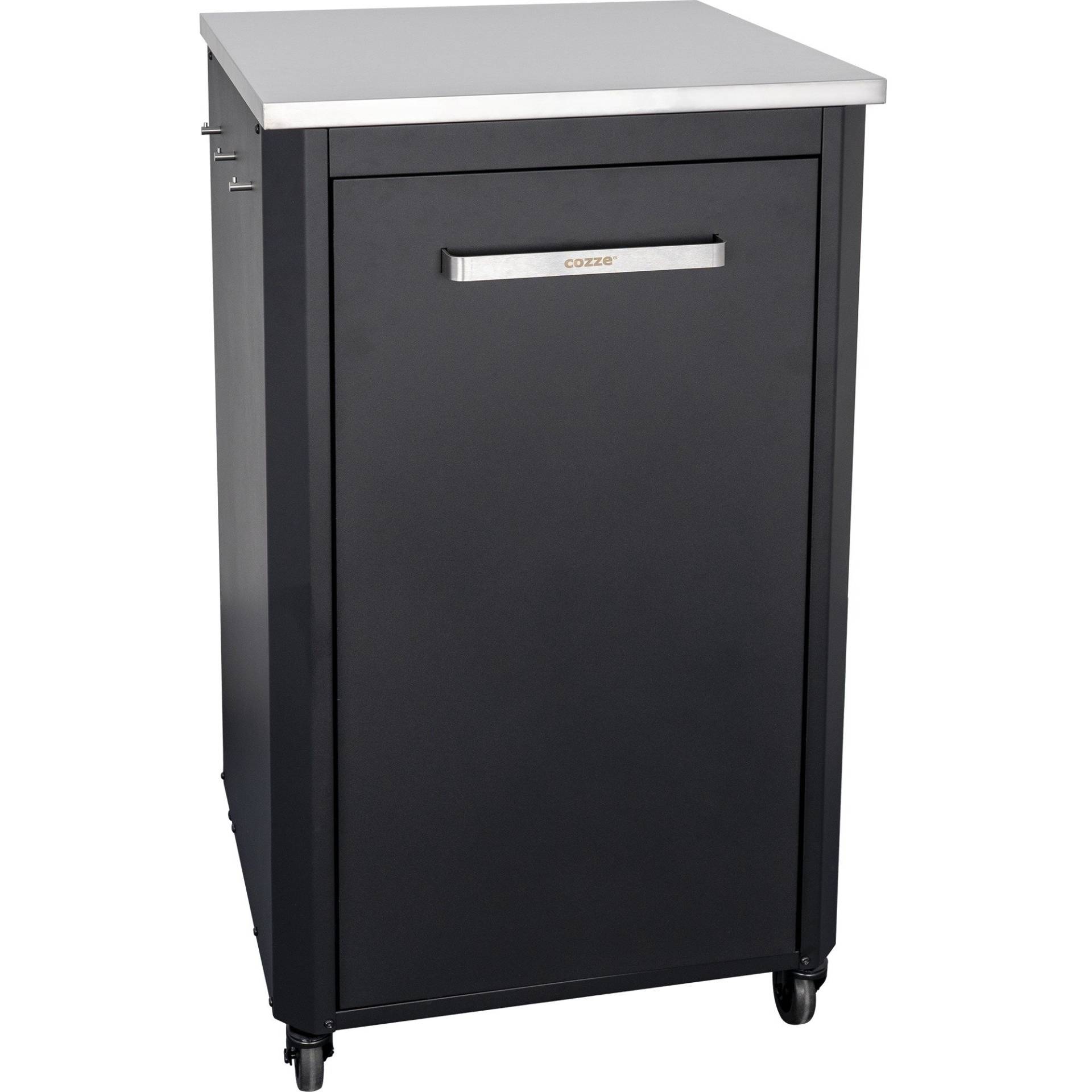 Outdoorküche 60, eine Tür, mit Edelstahl-Tischplatte, Schrank Outdoorküche 60, eine Tür, mit Edelstahl-Tischplatte, Schrank von Cozze