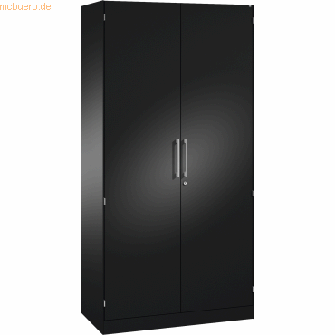 CP Aktenschrank 141002000S10056 1980x1000x435mm silbergrau/schwarzgrau von Cp