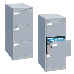 CP C 2000 Acurado Hängeregistraturschrank silber 3 Schubladen 43,3 x 59,0 x 104,5 cm von Cp