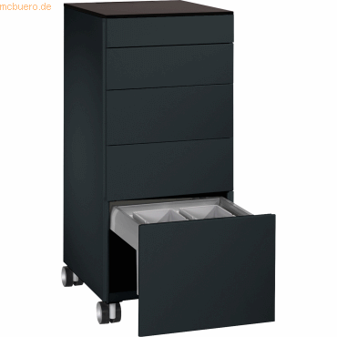CP Cateringcaddy 54780150S10014 Abfallsammler silbergrau/schwarzgrau CP Cateringcaddy 54780150S10014 Abfallsammler silbergrau/schwarzgrau von Cp