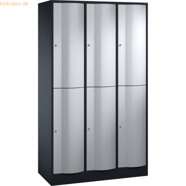 CP Doppelspind 8270372 S10013 1950x1150x540mm silbergrau/weißaluminium CP Doppelspind 8270372 S10013 1950x1150x540mm silbergrau/weißaluminium von Cp
