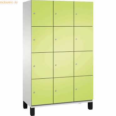 CP Fächerschrank 4510332 S10020 Füße 12 Fächer B1200mm lichtgrau/clown CP Fächerschrank 4510332 S10020 Füße 12 Fächer B1200mm lichtgrau/clown von Cp