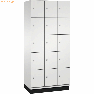 CP Fächerschrank 4510430S10010 Sockel 15 Fächer B900mm lichtgrau/licht CP Fächerschrank 4510430S10010 Sockel 15 Fächer B900mm lichtgrau/licht von Cp