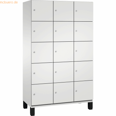 CP Fächerschrank 4510432 S10016 Füße 15 Fächer B1200mm lichtgrau/licht CP Fächerschrank 4510432 S10016 Füße 15 Fächer B1200mm lichtgrau/licht von Cp