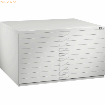 CP Flachablageschrank 7201000S10183 760x1350x960mm lichtgrau CP Flachablageschrank 7201000S10183 760x1350x960mm lichtgrau von Cp