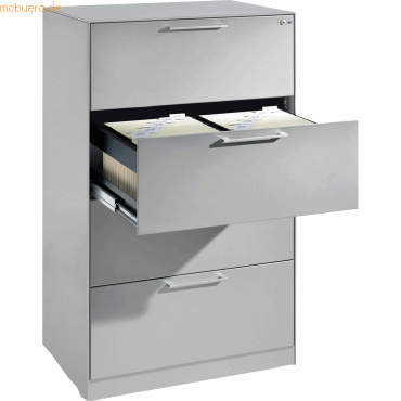 CP Hängeregistraturschrank Asisto 146223412 S10054 A4 2-bahnig weißalu CP Hängeregistraturschrank Asisto 146223412 S10054 A4 2-bahnig weißalu von Cp