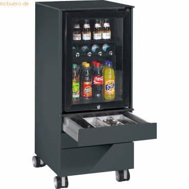 CP Kühlschrankcaddy 54780000S10031 Besteck/Geschirr silbergrau/schwarz von Cp