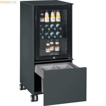 CP Kühlschrankcaddy 54780010S10019 Abfallsammler silbergrau/schwarzgra von Cp