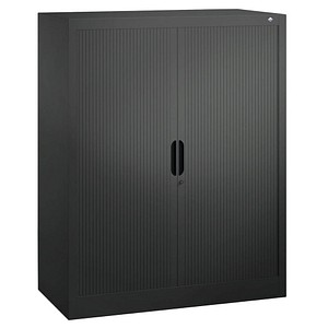 CP Omnispace Rollladenschrank schwarzgrau 2 Fachböden 100,0 x 42,0 x 123,0 cm von Cp